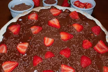 pizza chocolate_morango